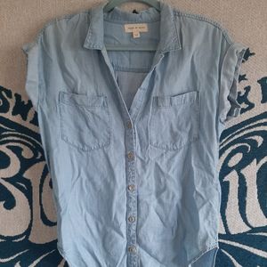 Denim Shirt // beachy, casual, and cool